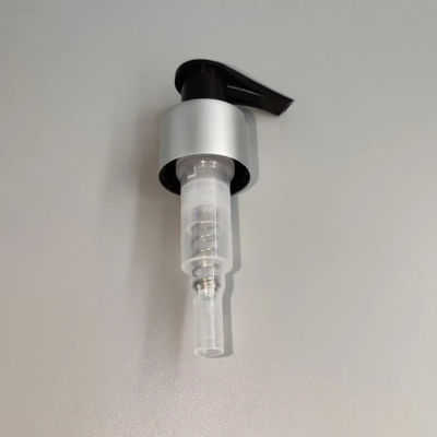 Left-Right Lock Hand Press Dispenser Lotion Shampoo Cream Pump  With Silver Smooth Closure Pumps