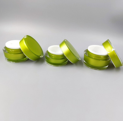 15ml 30ml 50ml Empty Acrylic Cream Set High Quality Water And Milk Set Acrylic Body Jar With Acrylic Cap