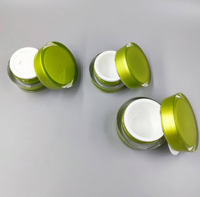 15ml 30ml 50ml Empty Acrylic Cream Set High Quality Water And Milk Set Acrylic Body Jar With Acrylic Cap