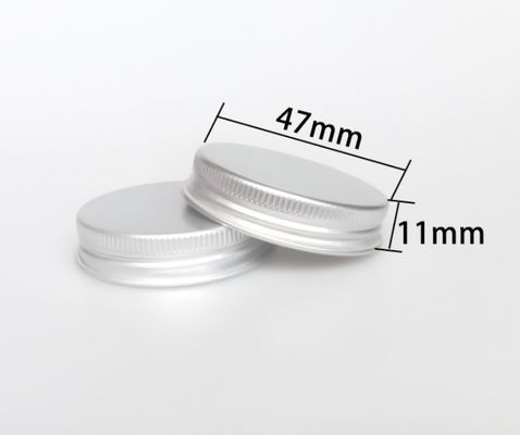 47mm*11mm Round Threaded Aluminum Cap Φ 47  Aluminum Cap Cosmetic Cream Bottle Drink Bottle Cap