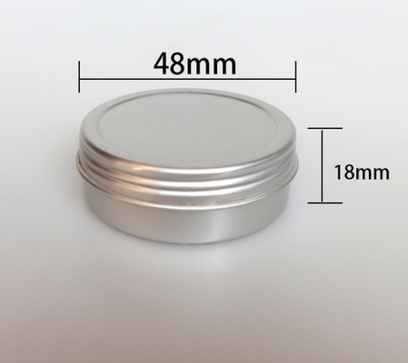 25ml 48*18 Threaded Aluminum Box Candle Balm Aromatherapy Lip Balm Cosmetic Cream Trial Sample Box