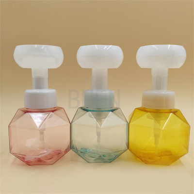 Customized PETG Flower Shaped Foam Soap Dispenser Non Spill 43mm 1.6cc