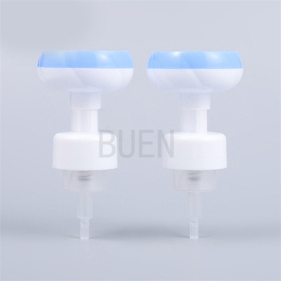 Customized PETG Flower Shaped Foam Soap Dispenser Non Spill 43mm 1.6cc