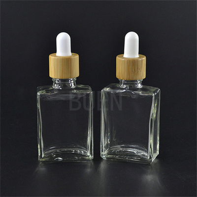 Cosmetic Packaging Glass Dropper Bottle Frosted Black Customized