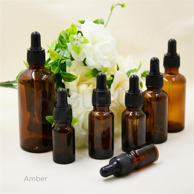 OEM / ODM Acceptable Essential Oil Glass Dropper Bottle 10ml 15ml 30ml 40ml 50ml