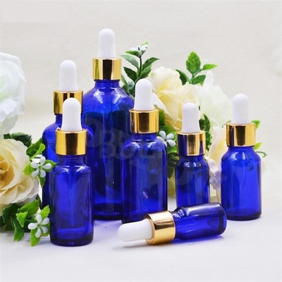 Anodized Painting Glass Serum Bottles ,  Eco Friendly Amber Dropper Bottles