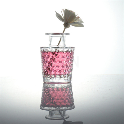 Transaprent Clear Glass Aroma Diffuser Bottle Decorative Reed Car 100ml
