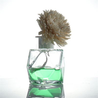 Transaprent Clear Glass Aroma Diffuser Bottle Decorative Reed Car 100ml