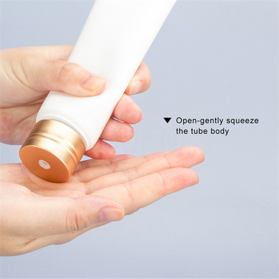 25ml Round Empty PE Plastic Tubes Screw Cap For Cosmetic