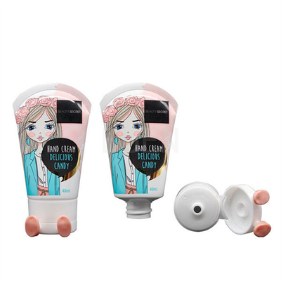 Double Layer Plastic Lotion Tubes 25ml , PE Cosmetic Tube Packaging