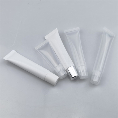 Transparent Clear Plastic Cosmetic Tube Packaging Cream With Screw Up Cap