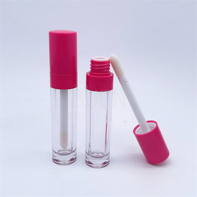 Cylinder Wand Plastic Lip Gloss Tube Screen Printing Thick 8ml ABS