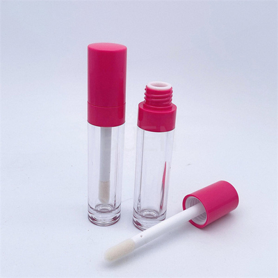 Cylinder Wand Plastic Lip Gloss Tube Screen Printing Thick 8ml ABS