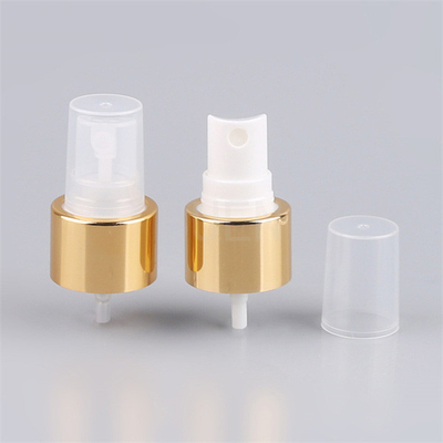 Transparent Cap Plastic Mist Sprayer , Light Gold 20 410 pump