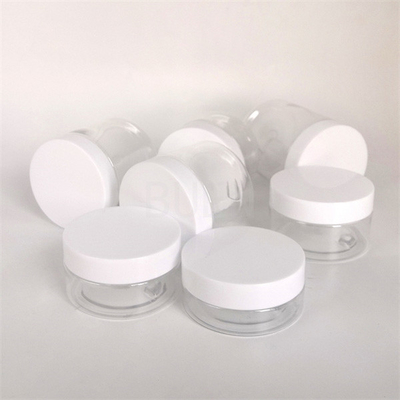 68 Teeth Empty Plastic Cosmetic Jars Wild Mouth With White Plastic Cap