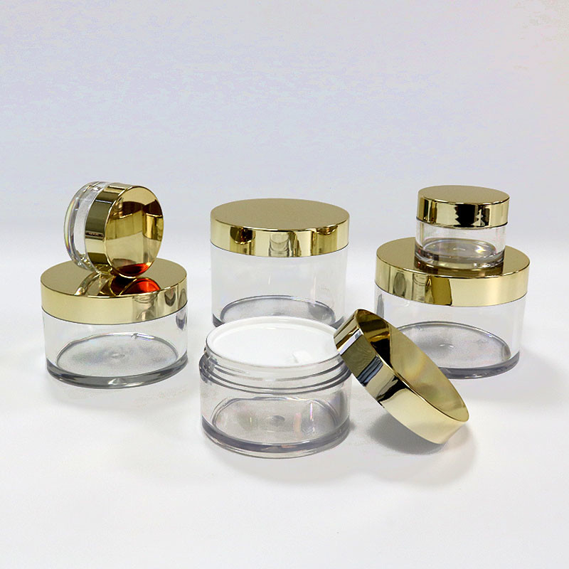 Custom Glass Cosmetic Packaging For Eye Cream 5g 10g 15g 30g 50g 80g 100g 200g