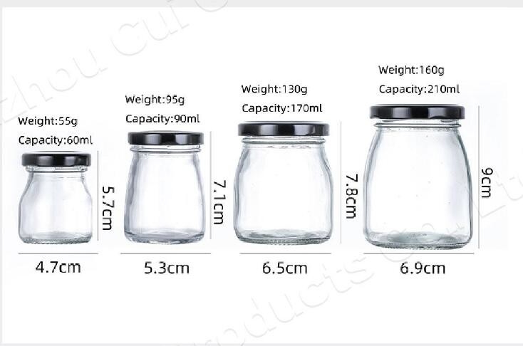 Embossing Empty Milk Glass Bottle With Metal Lid 200ml 250ml 500ml 1000ml