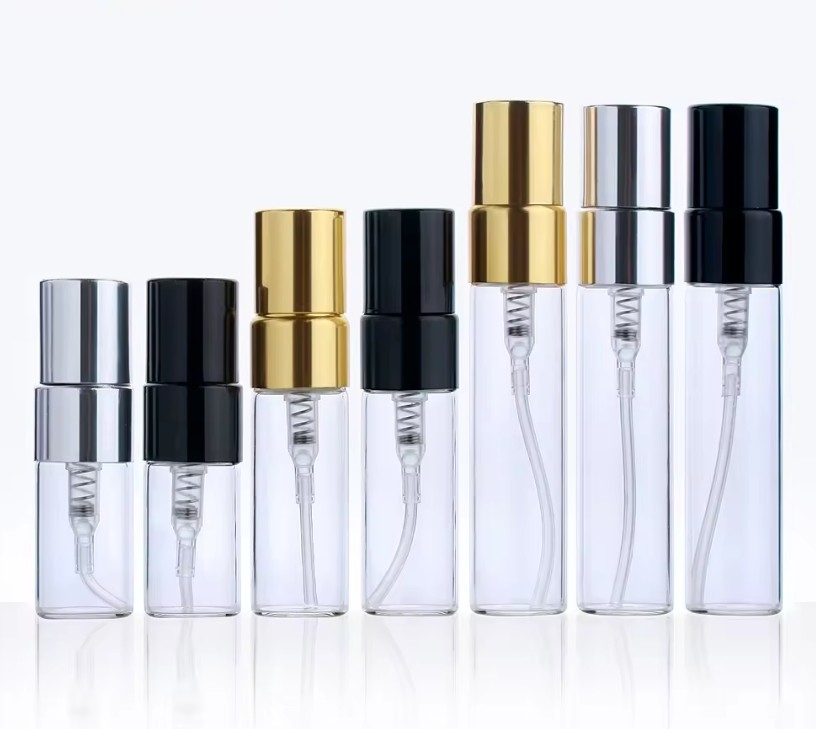 Mini Glass Perfume Bottles 2ml 3ml 5ml Vials for Spray Atomizer Sample Gift Test for Perfume