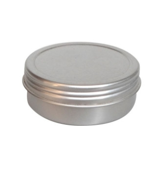 25ml 48*18 Threaded Aluminum Box Candle Balm Aromatherapy Lip Balm Cosmetic Cream Trial Sample Box