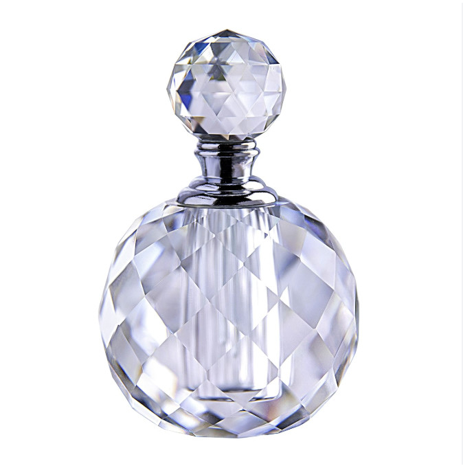 Screw Thread Bottle Neck Glass Perfume Bottle for Perfume