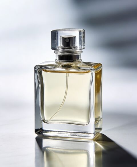 Perfume Glass Perfume Bottle 50ml Capacity Smooth Surface Elegant Minimalist Design Suitable for Various Fragrance Types